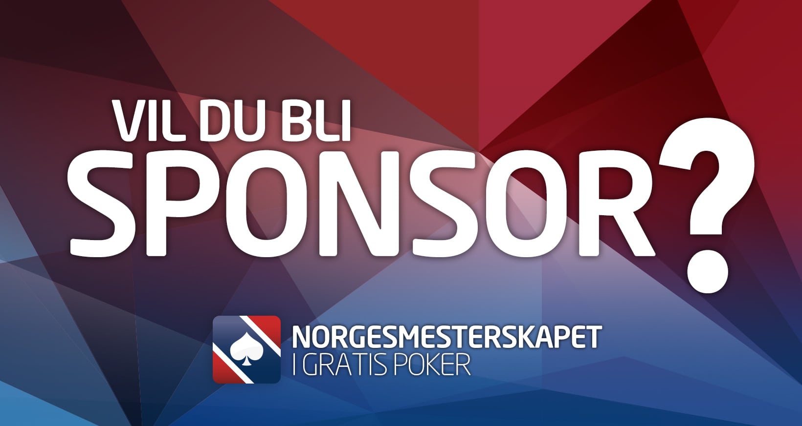 Bli sponsor av Norgesmesterskapet i Gratispoker