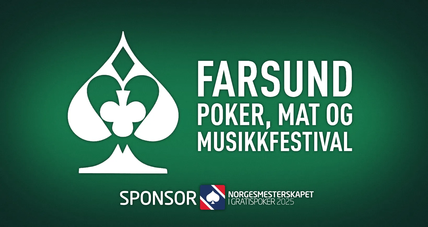 Farsund Poker, Mat Og Musikkfestival – Sponsor av Norgesmesterskapet i Gratispoker 2025