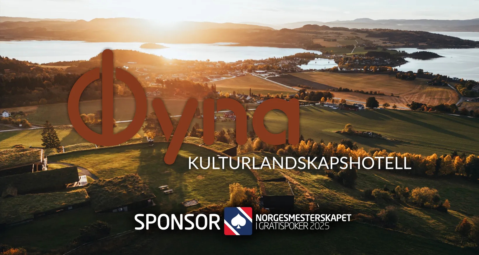 Øyna Kulturlandskapshotell – Sponsor av Norgesmesterskapet i Gratispoker 2025