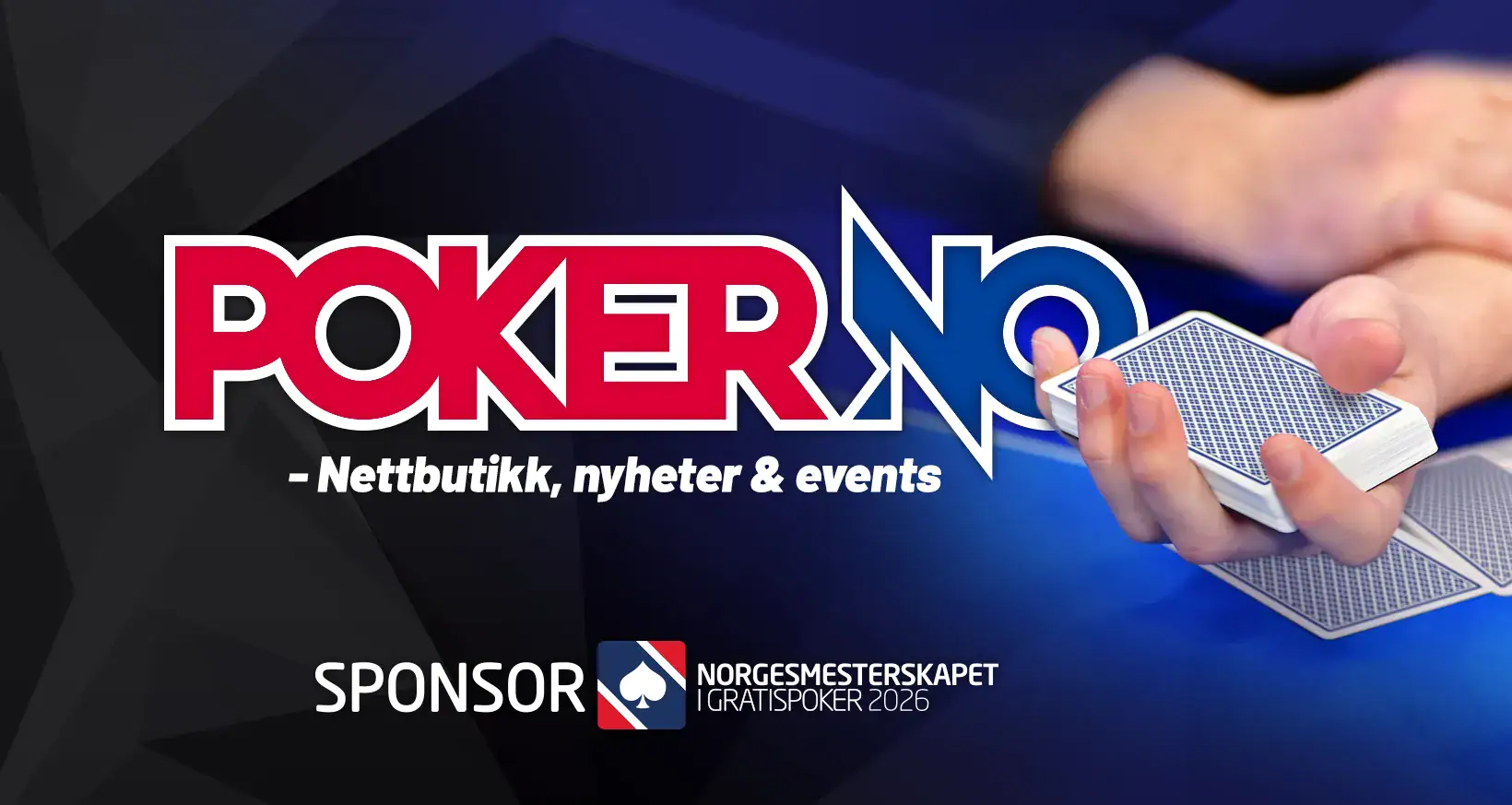 Poker.no er sponsor for Norgesmesterskapet i gratispoker 2026