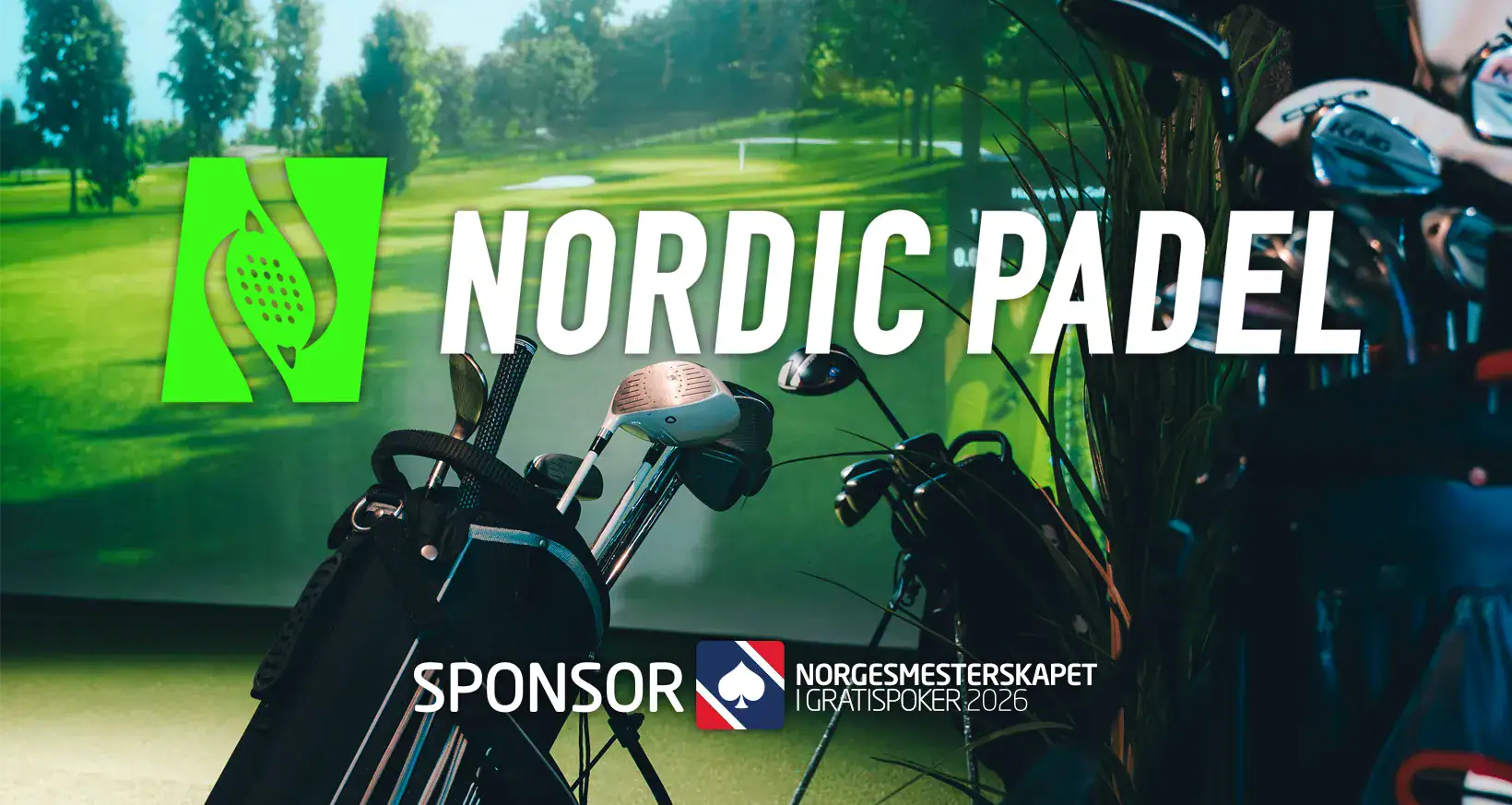 Nordic Padel er sponsor for Norgesmesterskapet i gratispoker 2026